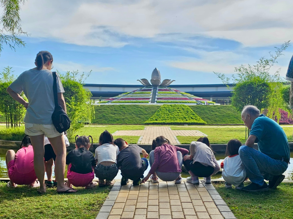 Family at Lotus Garden